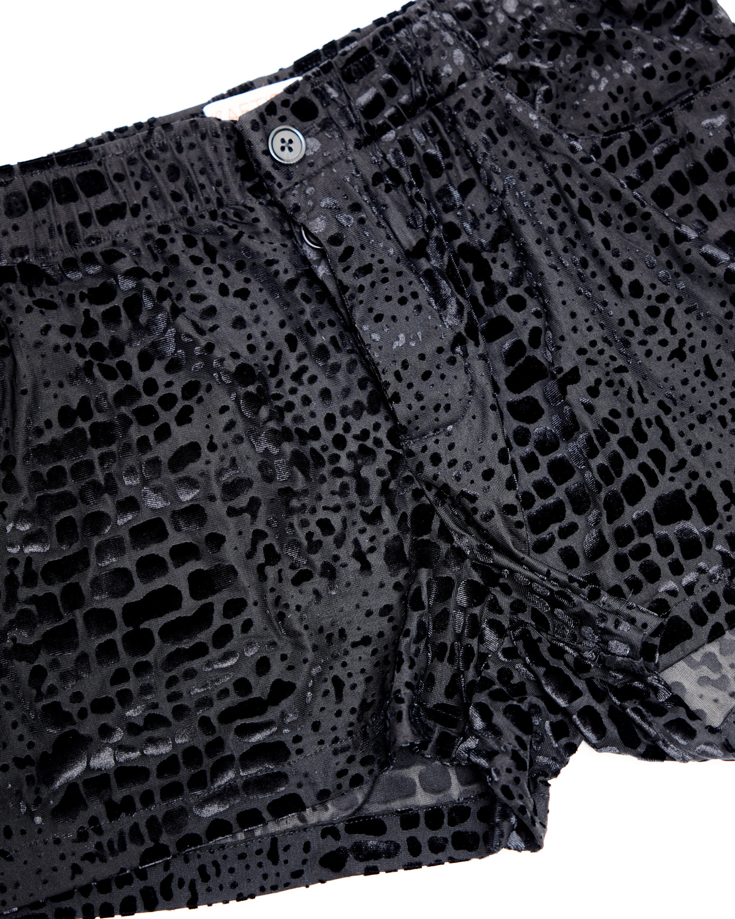 Velvet Mesh KAMP Short // CROCODILE BURNOUT - Image 4