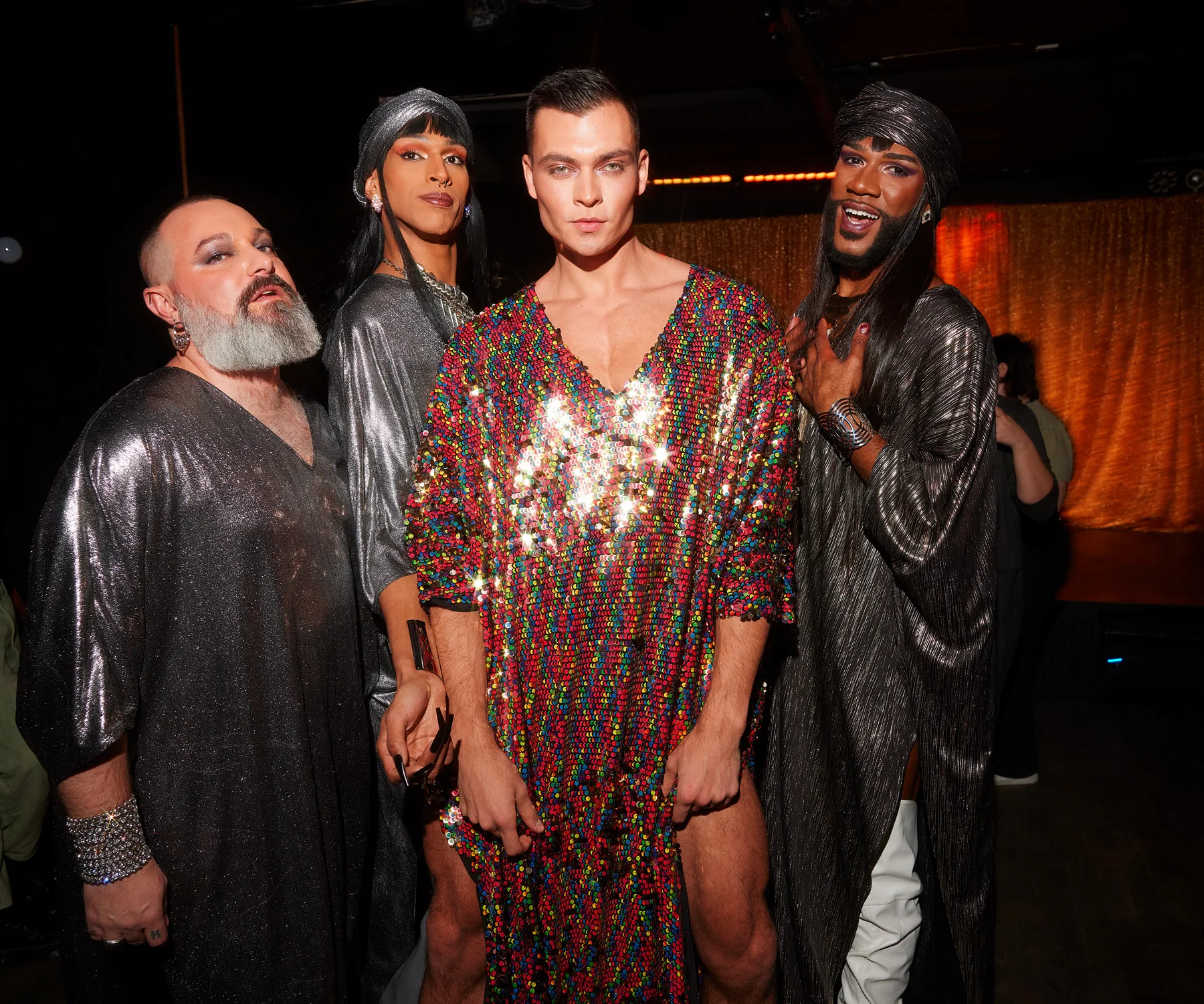 The Sequin Kaftan // RAINBOW GOLD - Image 5